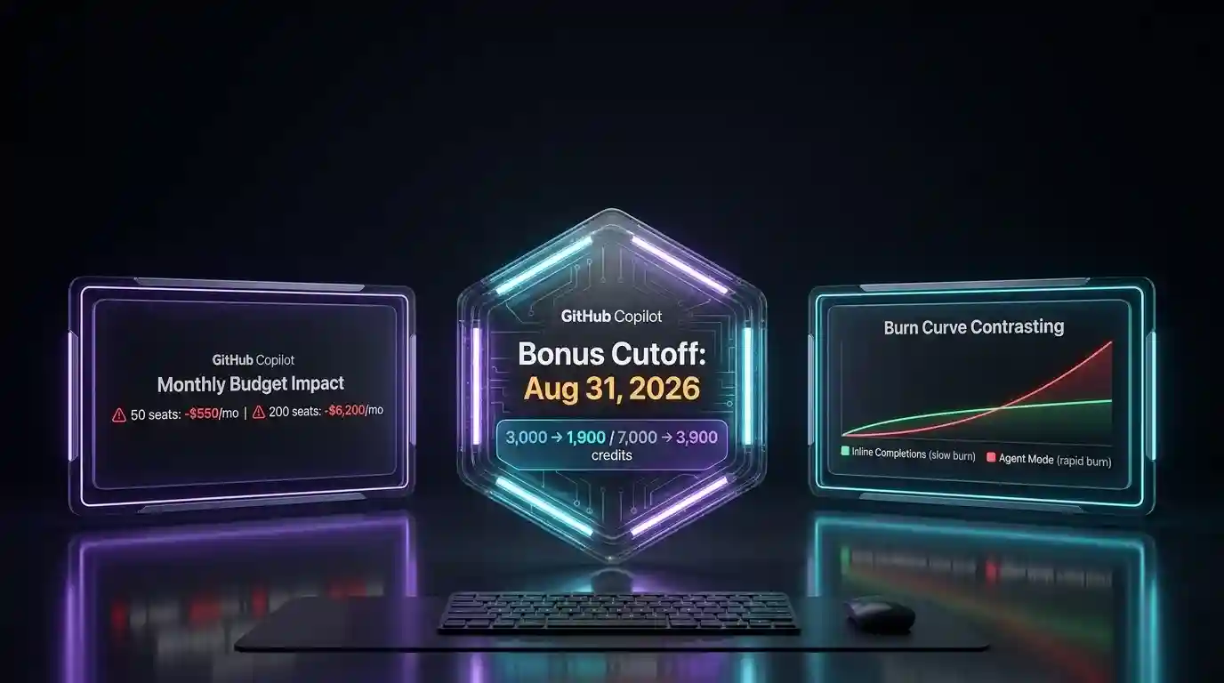 GitHub Copilot AI credit pools shrinking when promotional credits expire
